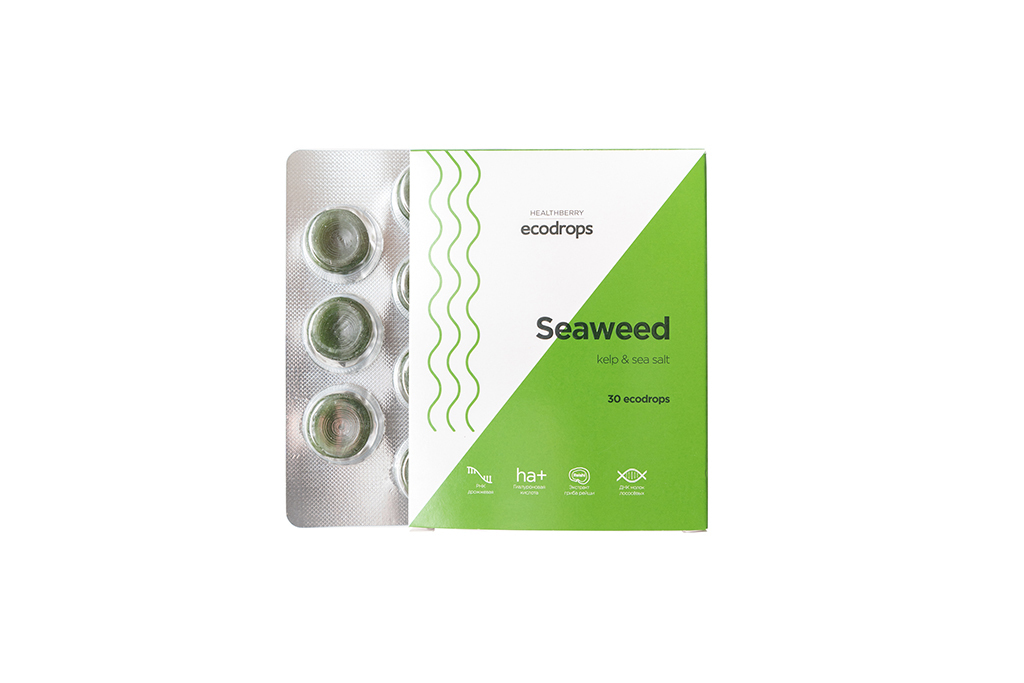 #01422 Seaweed Леденцы для здоровья и молодости организма